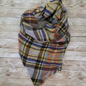 Maurices Multicolor Plaid Scarf